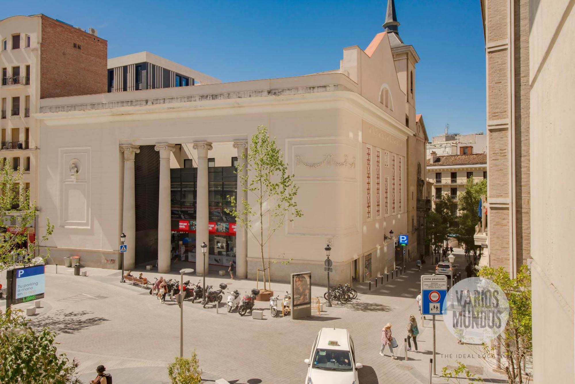 Bright Apt Para 4Pax En Gran Via-Plaza De Carmen E2 Madrid Exterior photo